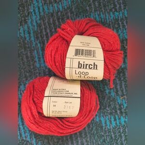 Birch Loop d-Loop Red Yarn